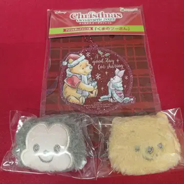 봉제 인형 헤어 클립 미키 푸우 푸우의 오너먼트 3세트