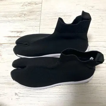 MARUGO 니트 타비 부츠 블랙