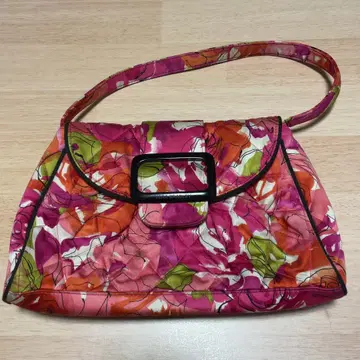 베라 브래들리 핸드백 핑크 꽃무늬 여성용 백