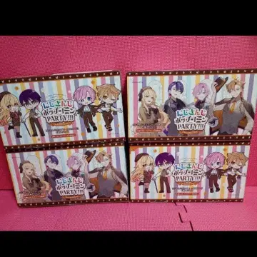 4점 니지산지 팝콘 PARTY!!! 남코 한정판 BOX