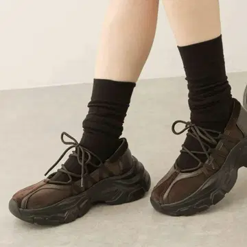 SENSE OF PLACE [항균] [탈취] 레이스업 발레 스니커즈