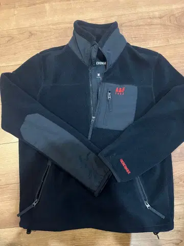 아바크롬비 피치 플리스 자켓 M 하프 지퍼