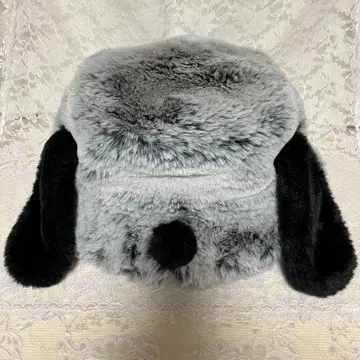 새상품급 USJ 스누피 귀 달린 퍼 버킷햇 버킷햇 팬캡