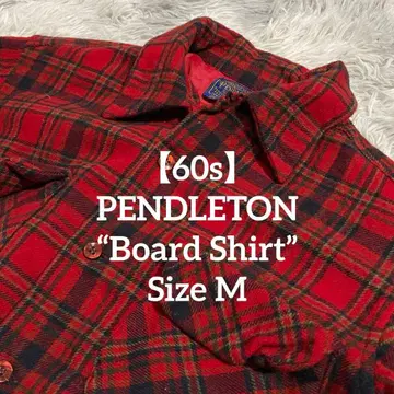 [ 60s ] PENDLETON 펜들턴 보드 셔츠 M 사이즈