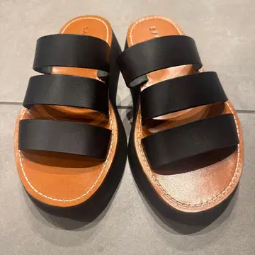 SACRA 샌들 37 블랙