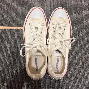 Converse 화이트 로우컷 스니커즈