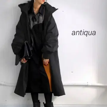 antiqua 안티카 롱 코트 코트 여성용 아우터 F