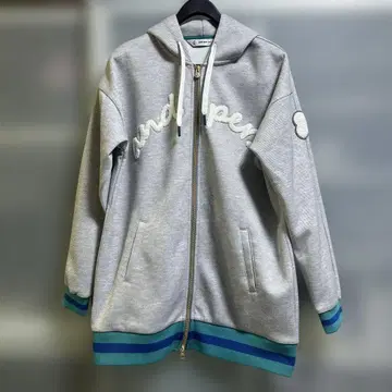 and per se 후드 부착 자켓 그레이. 컨디션 최상