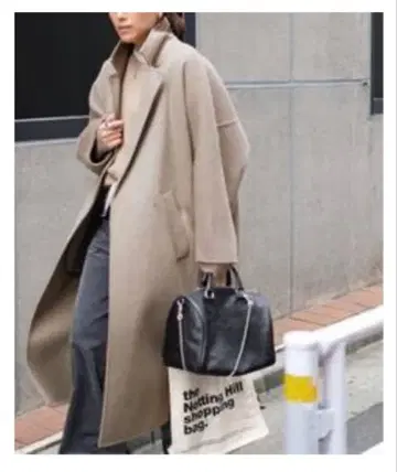 MINITZ 별주 롱 싱글 코트