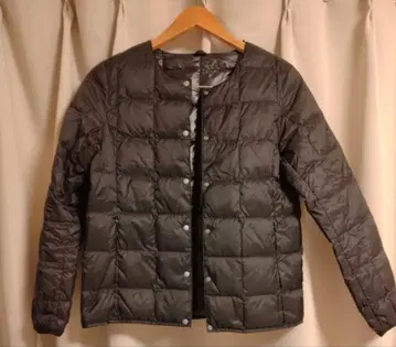 TAION 블랙 다운 자켓