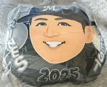 지바 롯데 마린스 야마구치 코키 원형 쿠션