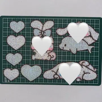 데코 부채 부채 데코 데코 부품 8종 세트