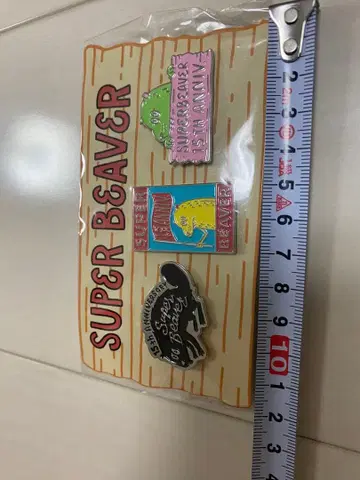SUPER BEAVER 핀 배지 3개 세트