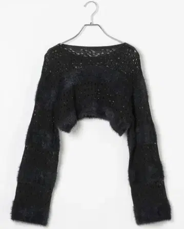 ALAND 3.3 필드 트립/메쉬 보더 숏 니트