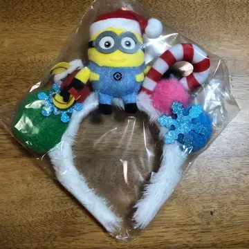 미니언 크리스마스 머리띠 USJ