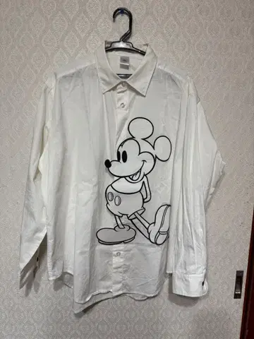 미키마우스 프린트 셔츠