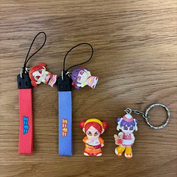 미니모니 스트랩 키링 손가락 인형 세트