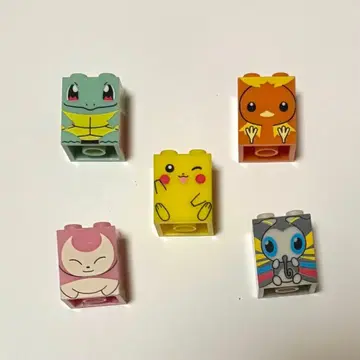 포켓몬스터 5종류 메가블록