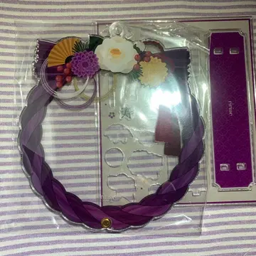 후쿠야 시메나와 아크릴 프레임 보라색 퍼플