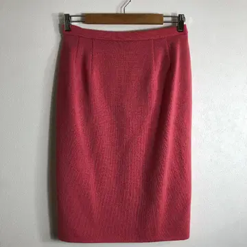 290s 빈티지 핑크 타이트 스커트 미디 기장 아카이브