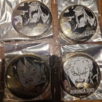 원피스 황금 캔뱃지 루피 조로 티치 ONEPIECE