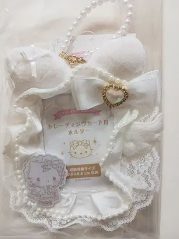 산리오 헬로키티 트레이딩 카드 홀더 순백천사 아이돌 트레이딩 카드