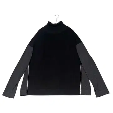 Paul Smith 터틀넥 니트 스웨터 블랙 그레이