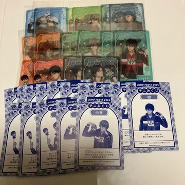 테니스의 왕자님 점페스 쇼와노트 클리어 카드 복권 2세트