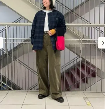 10웨일 코듀로이 슬랙스 OLIVE / 사이즈 0