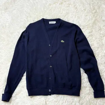 LACOSTE 라코스테 네이비 가디건 L 남성용 원포인트
