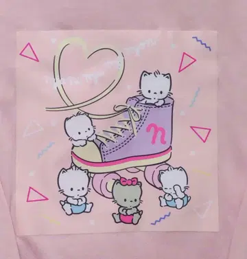 냥이뉴녜뇽 롱T 스마일랜드 우루큐브 빅 사이즈