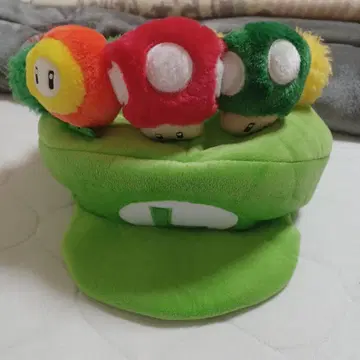 루이지 모자, 플라워. 버섯 달린 머리띠