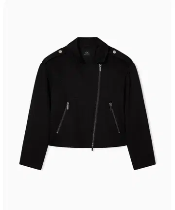 아르마니 익스체인지 메탈릭 자카드 블루종