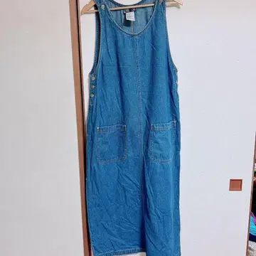 귀여운 TRUE BLUE 데님 살로펫 L 사이즈