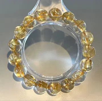 크리스마스 세일 골드 루틸 팔찌