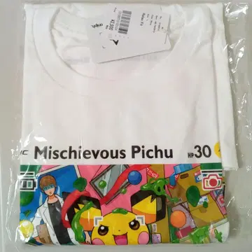 [미개봉 새상품] 포켓몬 하지메샤쵸 피츄 T셔츠 L사이즈