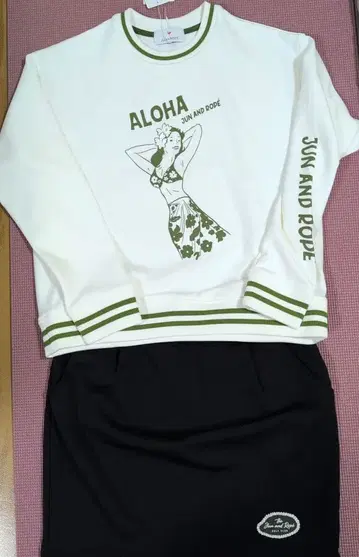 JUN&ROPE 하와이안 프린트 세트