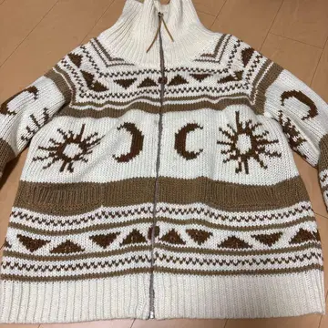 sandless moon 집업 니트 스웨터