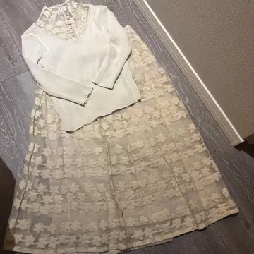 [ 작고 슬림한 분들을 위한 사이즈 ] 3 니트탑 & 스커트 셋업