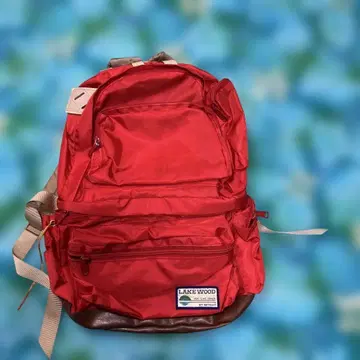 LAKE WOOD 레드 백팩