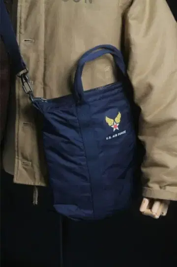 [컨디션 최상] 헬멧 백 U.S.AIR FORCE 네이비 SIMONS