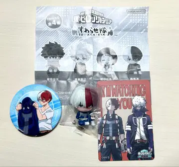 히로아카 스와라세타이 마그넷 스티커 캔뱃지 토도로키 쇼토 세트