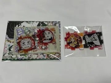 귀멸의 칼날 렌고쿠 쿄쥬로 이어지는 아크릴 퍼즐 원화전