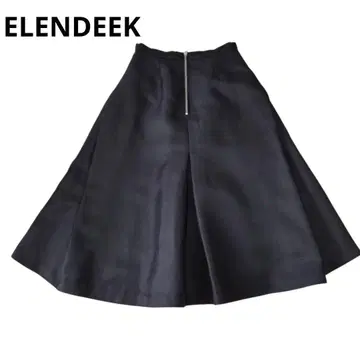 ELENDEEK 엘렌딕 턱이 들어간 플레어 스커트 2 M 블랙 검정
