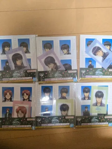 [ 미개봉 ] 증명사진풍 스티커 & 캐릭터 카드 은혼 제일복권