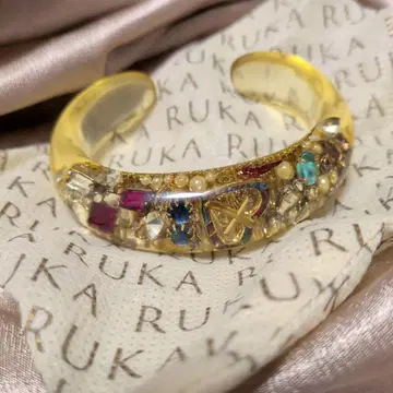 RUKA 레진 뱅글 멀티 컬러