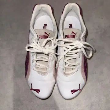 [레어] 00s PUMA 스피드캣 화이트/퍼플 24cm
