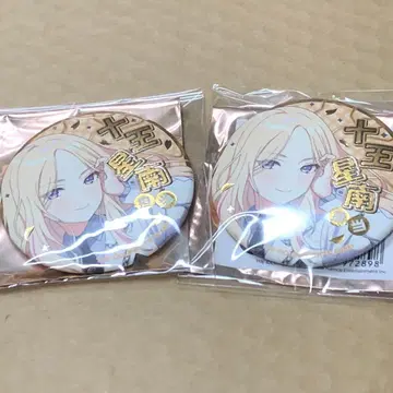 학원 아이돌 마스터 주얼리 캔뱃지 쥬오 호시미 2개 세트