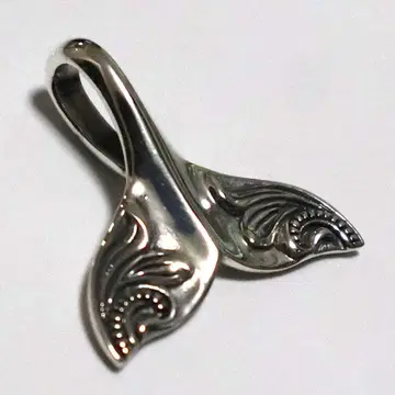 목걸이 은세공 장인 펜던트 고래 꼬리 실버 925 은 모티브