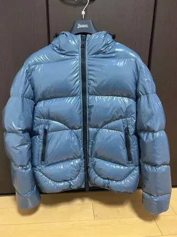 사이즈 50 헬레노 HERNO GLOSS HOODED BOMBER 글로스